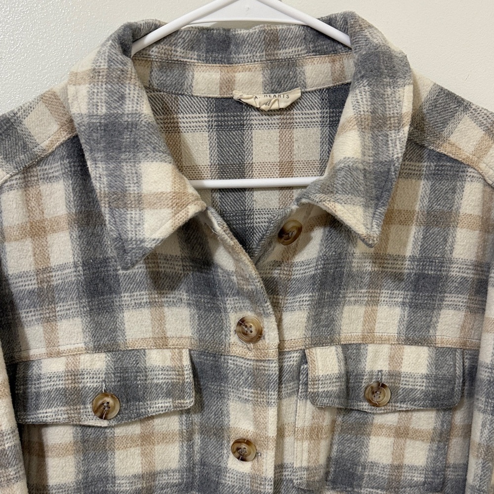 Pacsun Plaid Button-Up Jacket